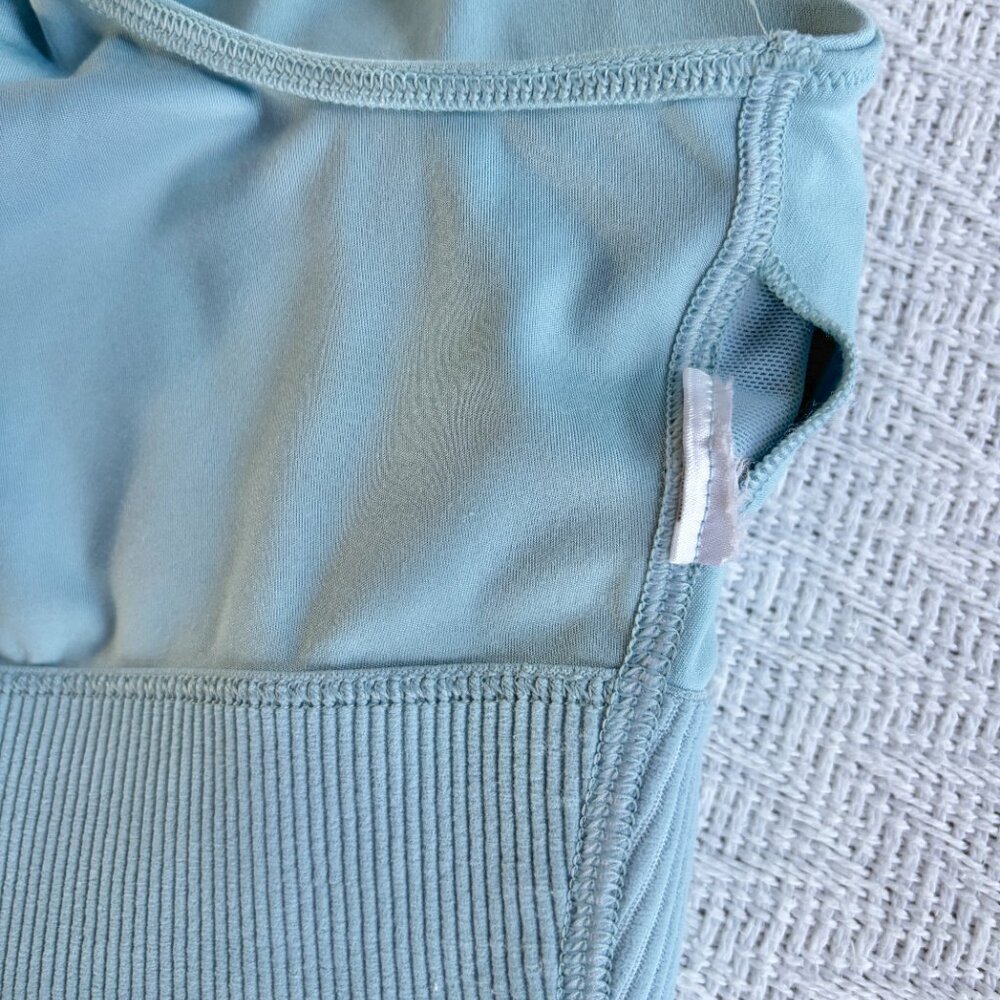 GYMSHARK Longline Sports - Bra Iceberg Blue - Small - Picture 5 of 5